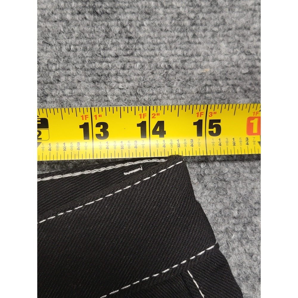 Vintage Y2k Tribal JNCO Jeans Mens Medium Embroidered Tribal Design Black/Silver - Picture 13 of 16